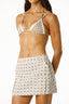 Skirt Ophelia Monogram Ivory