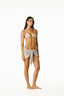 Skirt Ostra Mesh Monogram Ivory