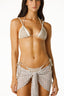 Skirt Ostra Mesh Monogram Ivory