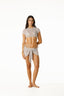 Skirt Ostra Mesh Monogram Ivory