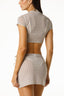 Shirt Ostra Mesh Monogram Ivory