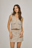Skirt Celeste Monogram Ivory