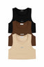 Shirt Alondra X3 Nude/Black/Brown