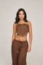 Top Andrea + Pants Amaru Chocolate Brown