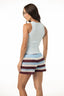 Shirt Belina X3  Cool Grey/Dusty Blue/ Burgundy
