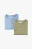 Shirt Marine Light Blue/Lima Green
