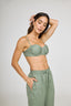 Top Amanda Military Green