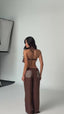 Top Andrea + Pants Amaru Chocolate Brown