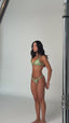 Georgina Glossy Pistachio Green